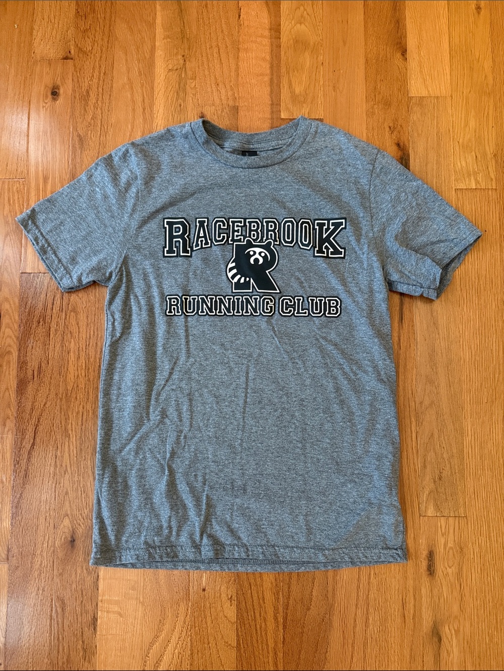 Racebrook Running Club Grey Graphic T‑Shirt
